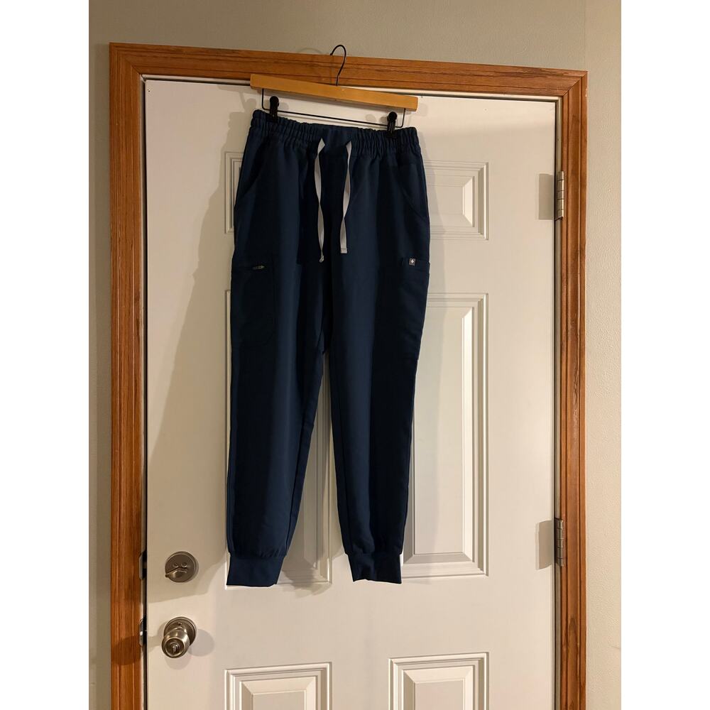 Figs Uman Scrub Pants in Dark Harbor